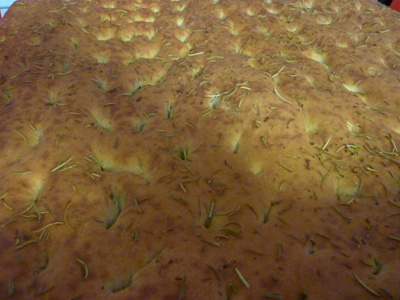 Pizza al rosmarino